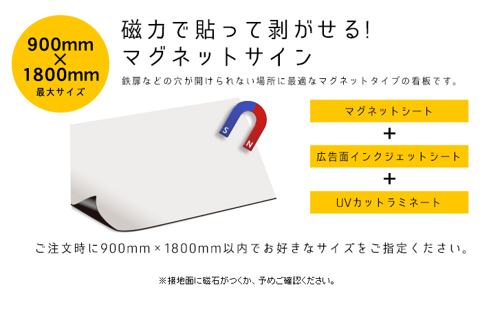 マグネットサイン
