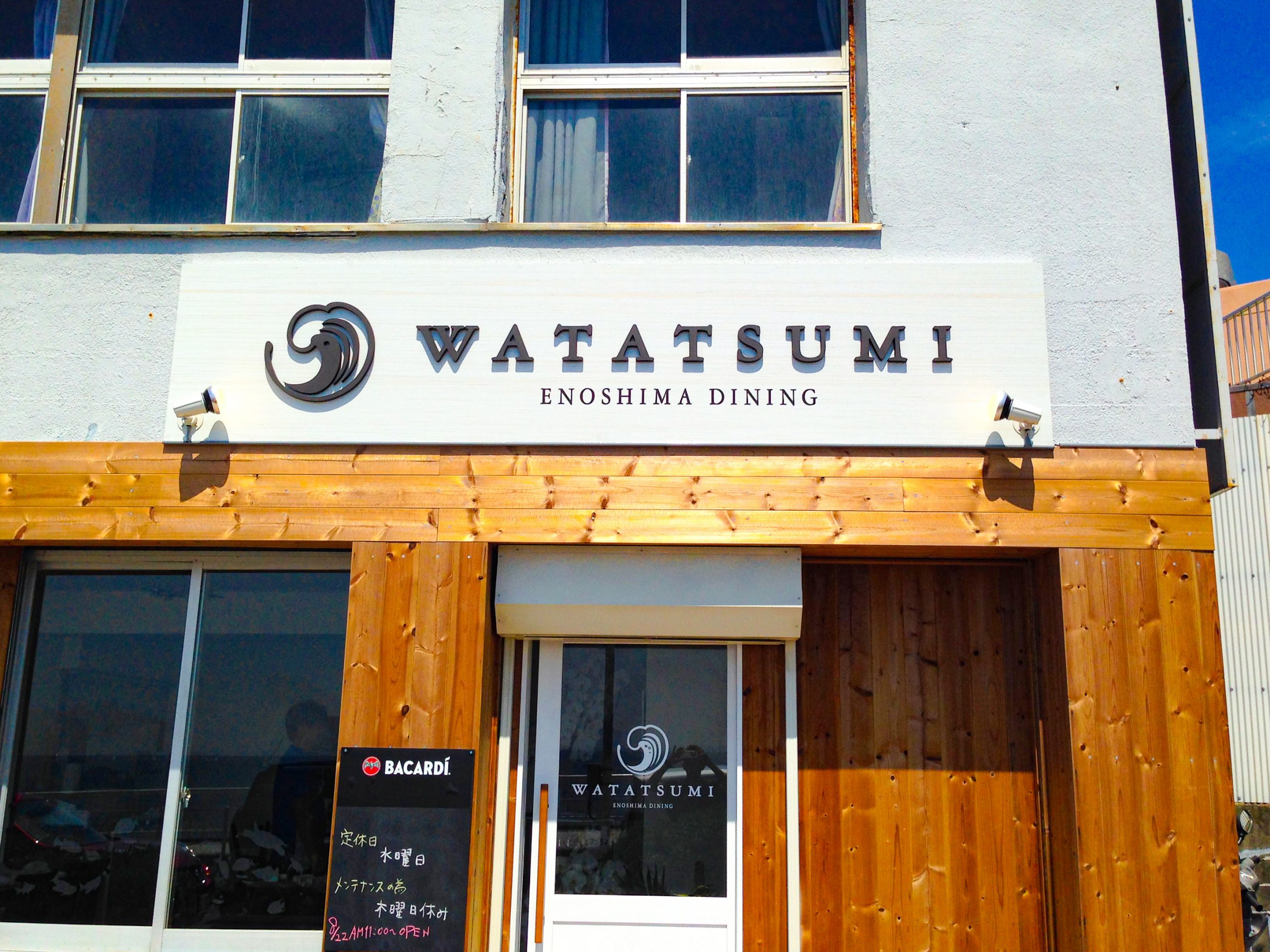 ダイニングカフェ-おしゃれな看板-立体文字