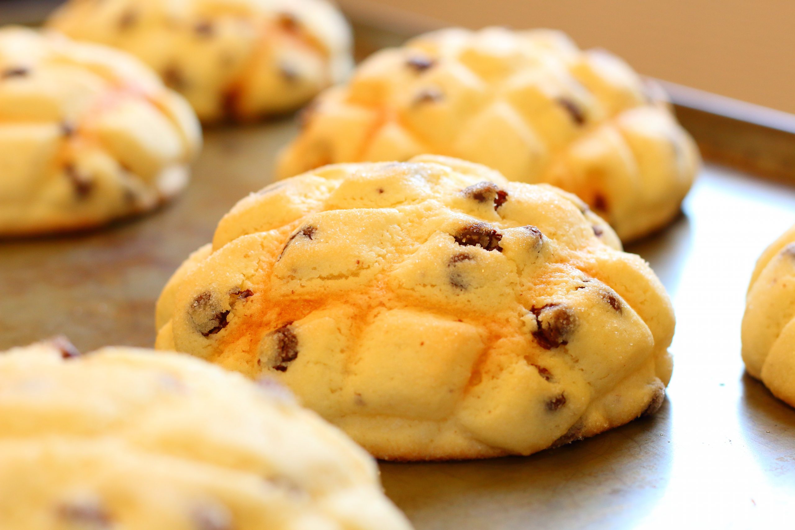 パン屋-カジュアルな看板-メロンパン