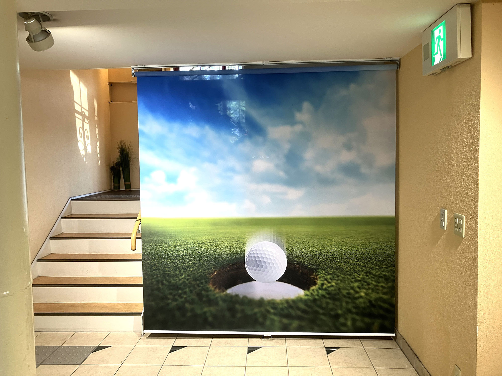 ゴルフスクール-おしゃれな看板