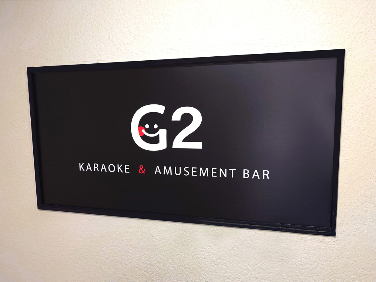 ダーツバー-スタイリッシュな看板-内照式サイン